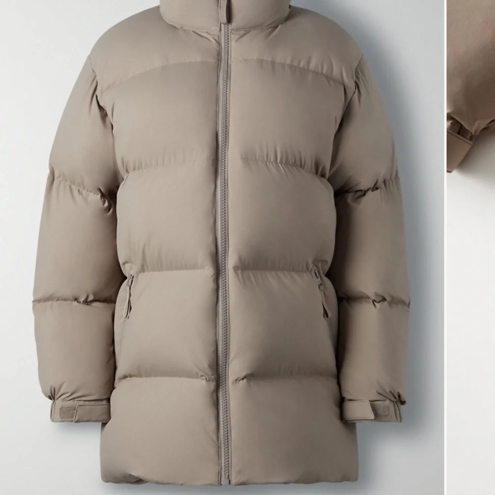Aritzia Mega Puff Mid in Modern Taupe Size 1 - Picture 4 of 9